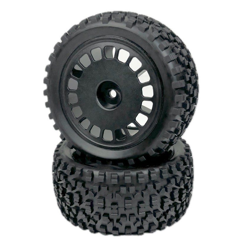 Absima 1/10 Buggy banden set "Maxi Block" - Achter - Zwart