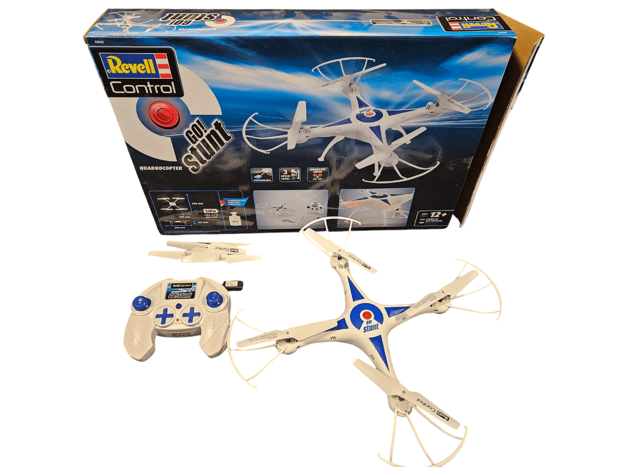 Tweedehands Revell Go Stunt drone (1 motor draait niet) afbeelding