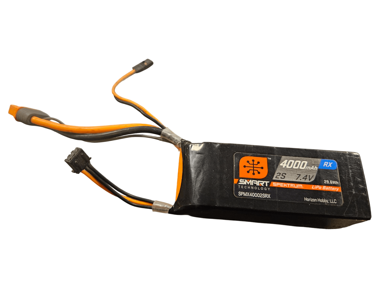 Tweedehands Spektrum 7.4V 2S 4000mAh Smart LiPo ontvanger accu