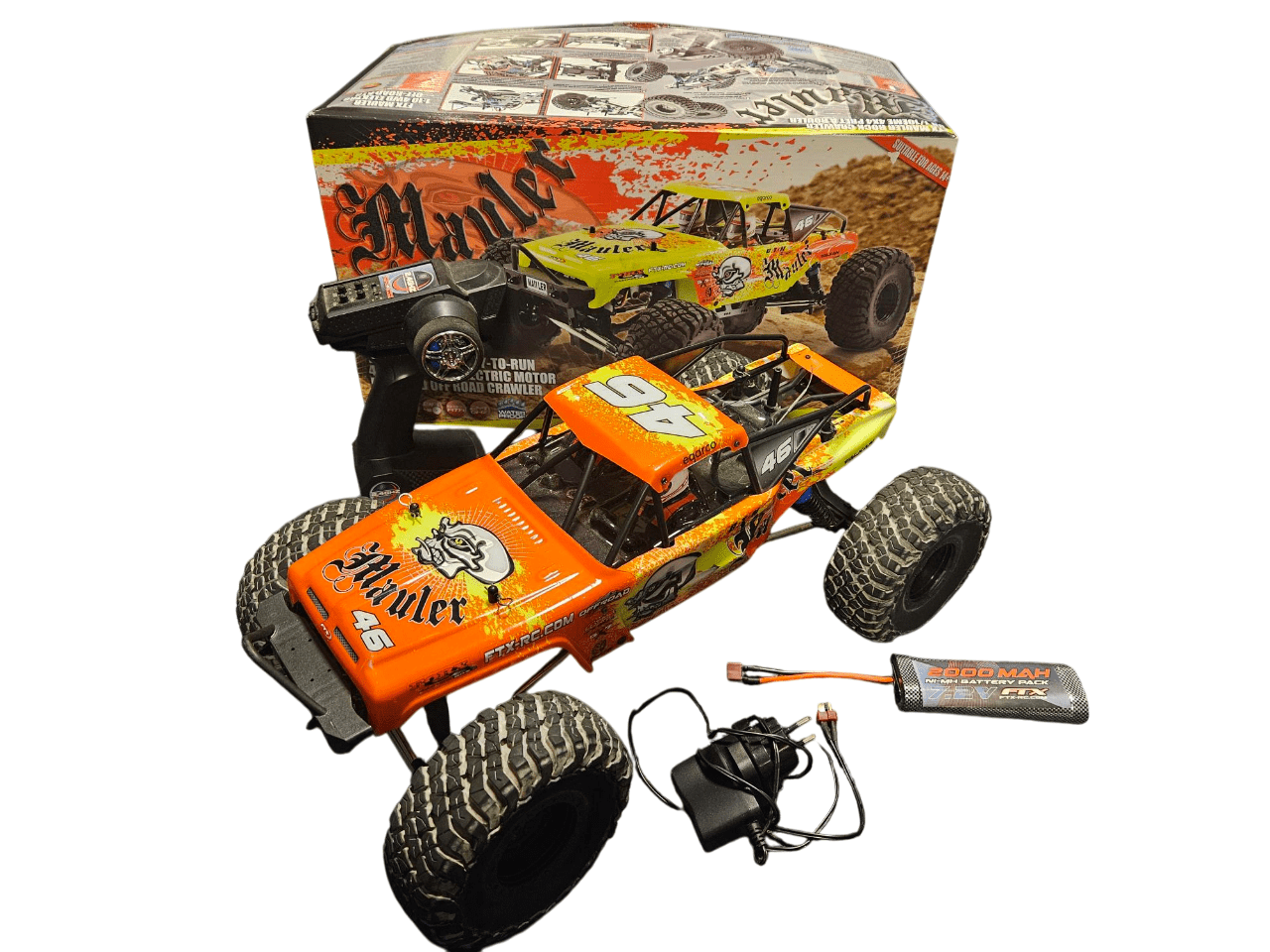 Tweedehands FTX Mauler crawler met accu & lader