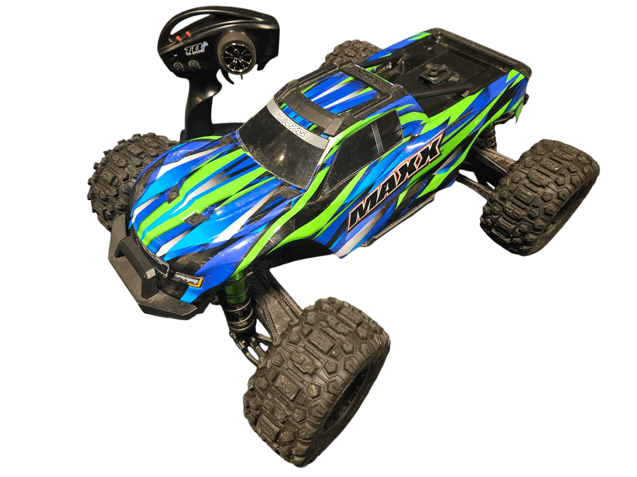Tweedehands Traxxas Widemaxx brushless monstertruck - Groen afbeelding