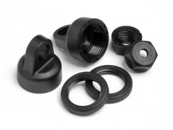 Shock cap and preload collar set