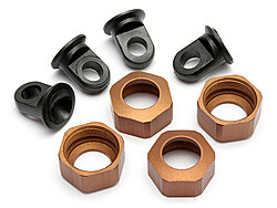 Shock caps for c8104,8105 std. brown 4pcs (101005) afbeelding