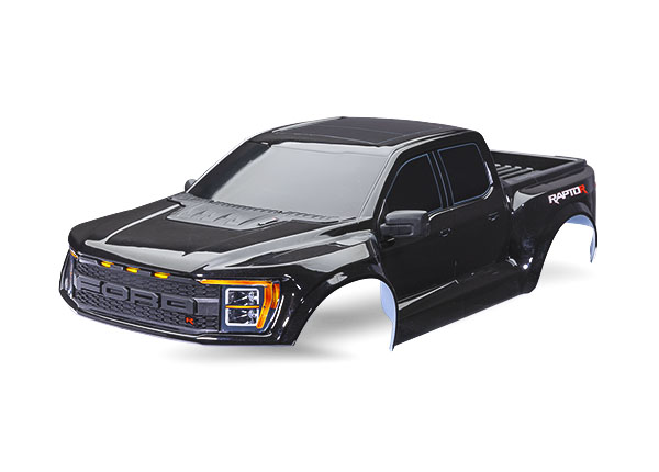 Traxxas - Body, Ford Raptor R, complete (black) (TRX-10112-BLK)