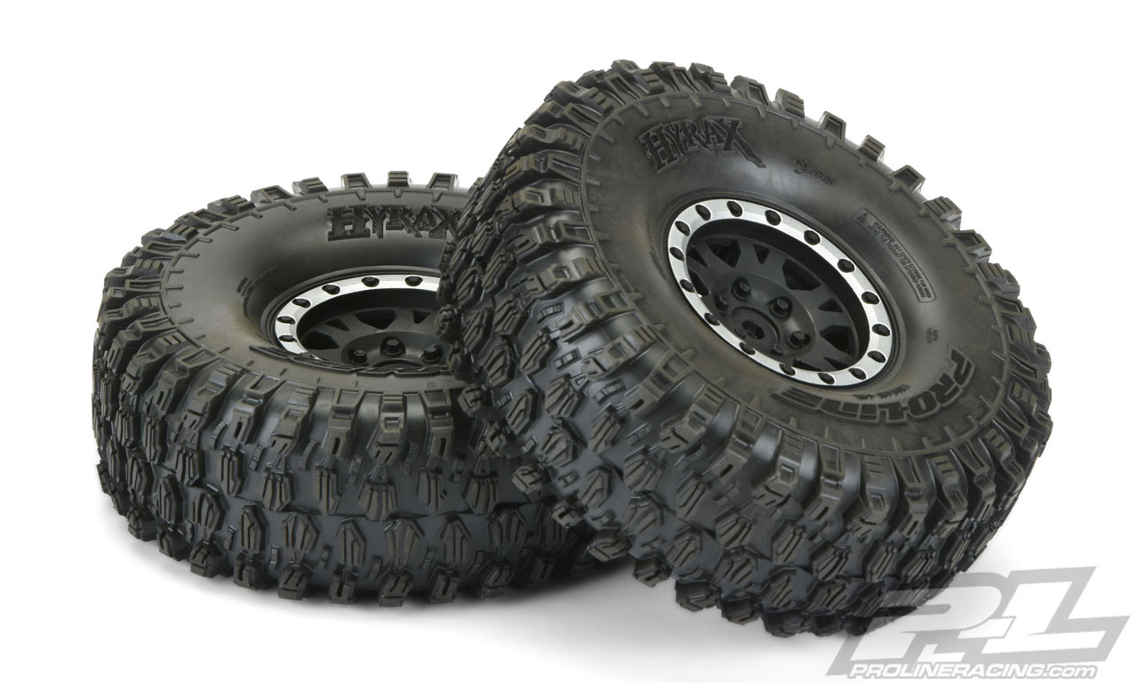 Proline BFGoodrich Hyrax 1.9" G8 Crawler banden op Impulse 1.9" beadlock velgen (2 stuks) (PL10128-13) afbeelding