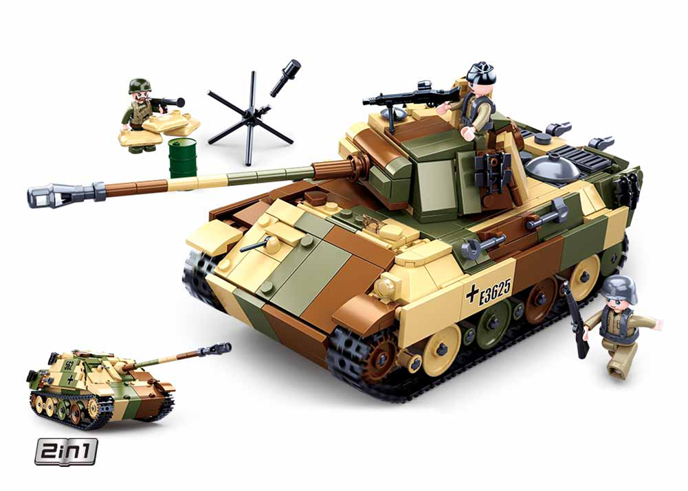 Sluban WWII Medium Tank (M38-B0859)