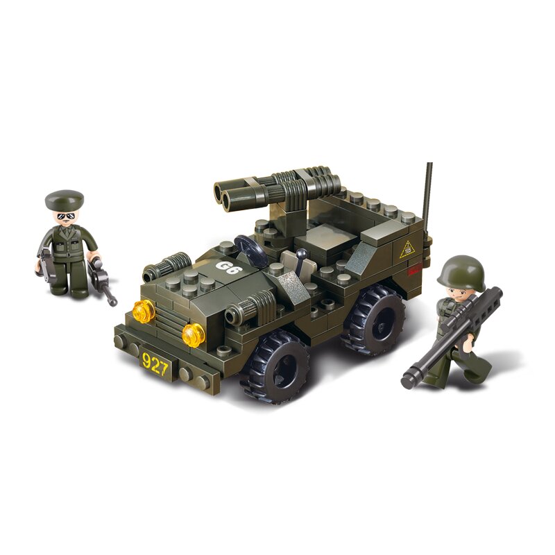 Sluban Army Off-Road Vehicle bouwstenen set (M38-B5800)