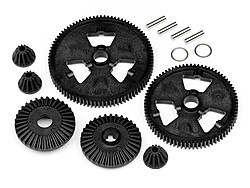 Spur gear / diff gear set (75t/87t/48p) afbeelding