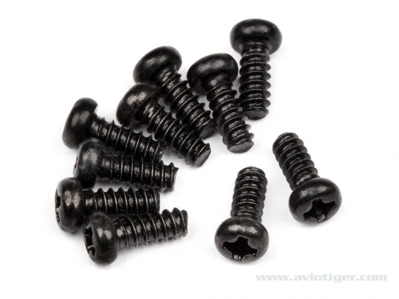 Tp. button head screw m2x5mm (10pcs) afbeelding