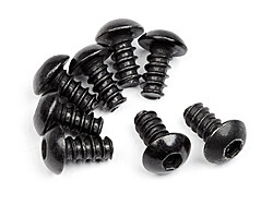 Tp. button head screw m3x6mm (hex socket/8pcs) afbeelding