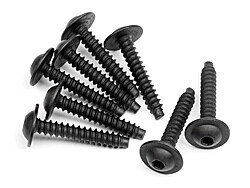 Tp flanged screw m3x18mm (hex socket/8pcs) afbeelding