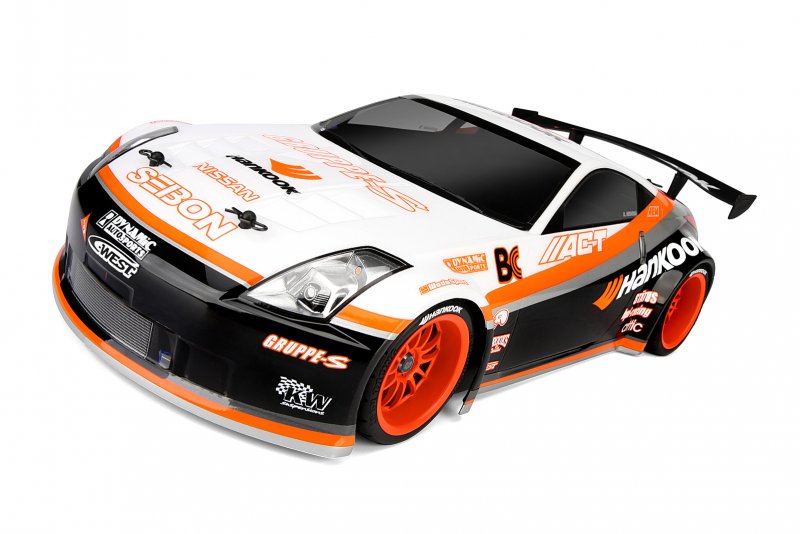 HPI Nissan 350Z Hankook transparante body - 200mm afbeelding