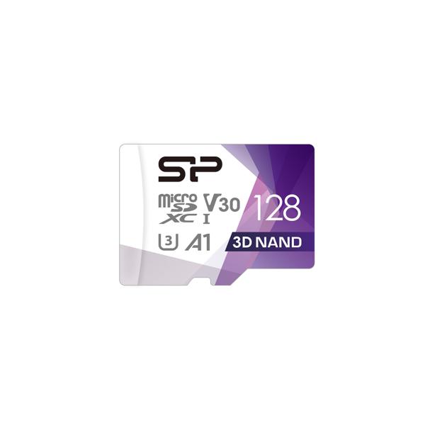 Silicon Power Micro SDHC card Superior Pro 3D-Nano 128GB met adapter afbeelding