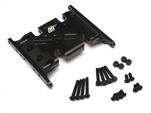 Axial SCX10 Aluminium Skid Plate, Black