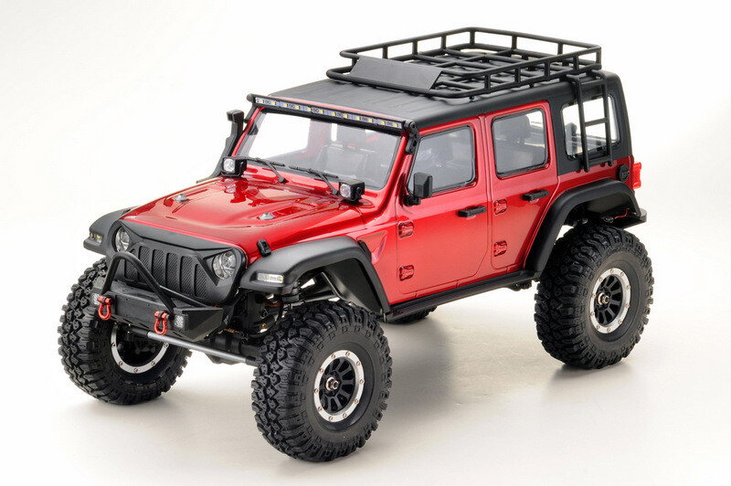 Absima CR3.4 1/10 Sherpa Crawler RTR Pro Version - Rood afbeelding