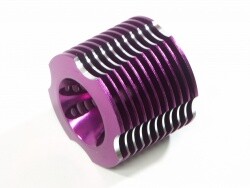 Aluminium heat sink head (purple/11fin) afbeelding