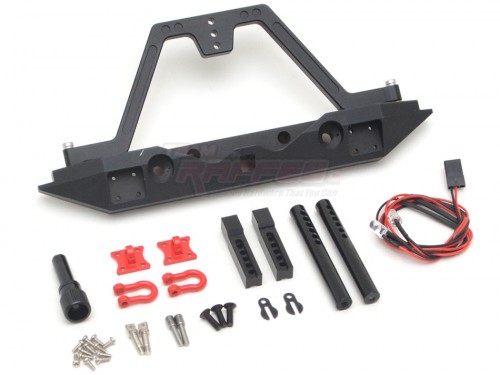 Steel Tough Rear Bumper w/hooks and Led Light voor de Traxxas TRX-4
