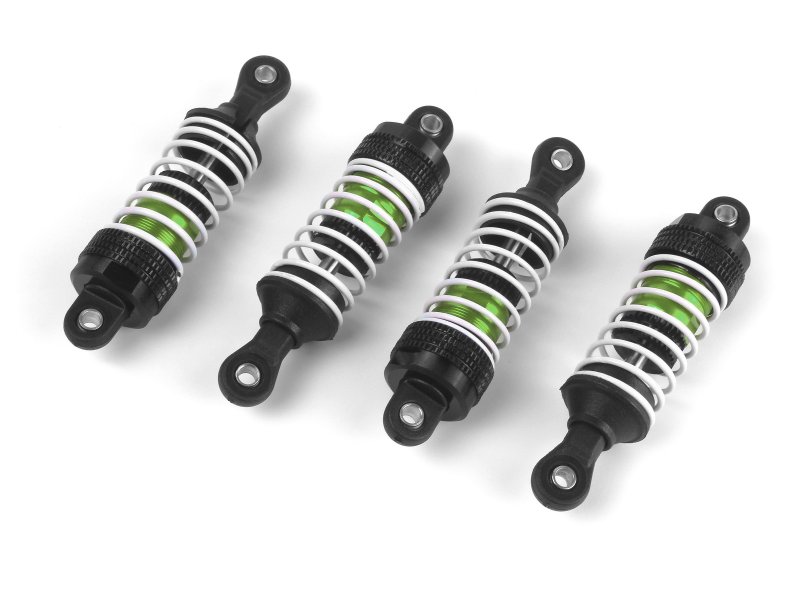 Maverick RC - Aluminum Oil-Filled Shock Absorber Set Green/4pc (MV150558)