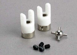 U- joints (2)/ 3mm set screws (4) (TRX-1539) afbeelding