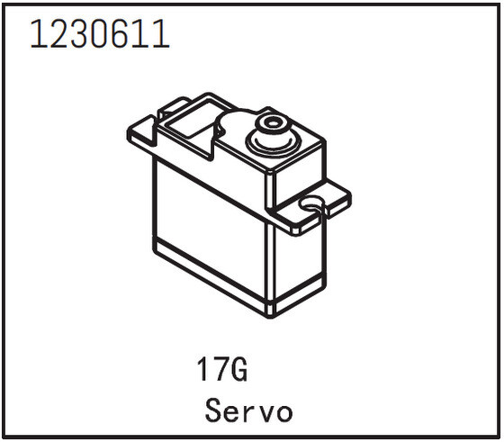 Absima 17g Mini Servo (1230611) afbeelding