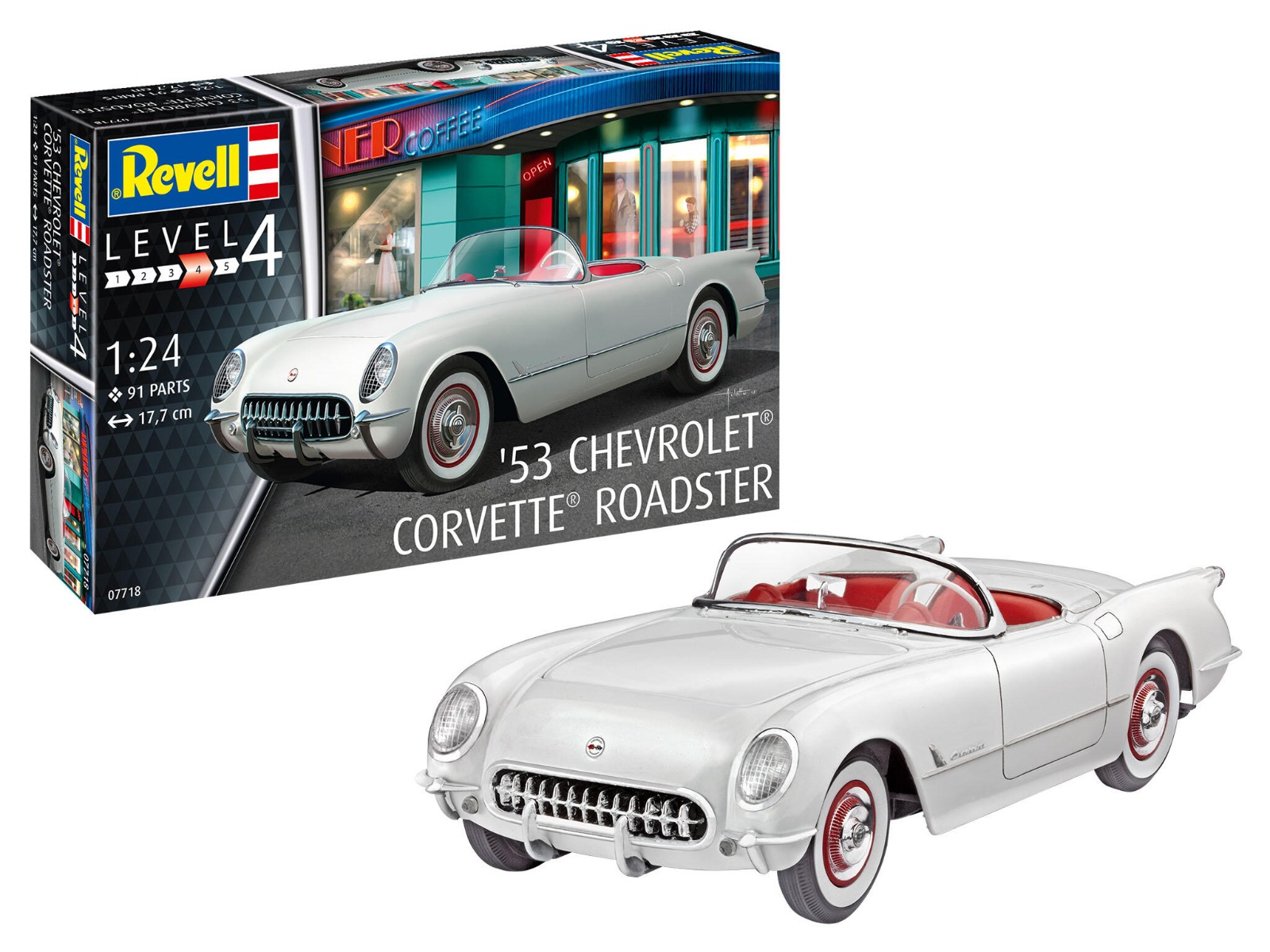 Revell 1/24 1953 Chevrolet Corvette Roadster afbeelding