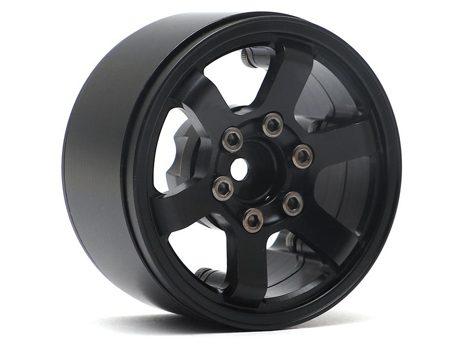 Boom Racing TE37LG KRAIT 1.9 Aluminum Beadlock Wheels w/ XT606 Hubs - Zwart