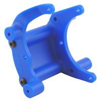 RPM Rear Bumper Mount voor Traxxas - Blauw (Rust/Stamp/Bandit/Slash 2WD)