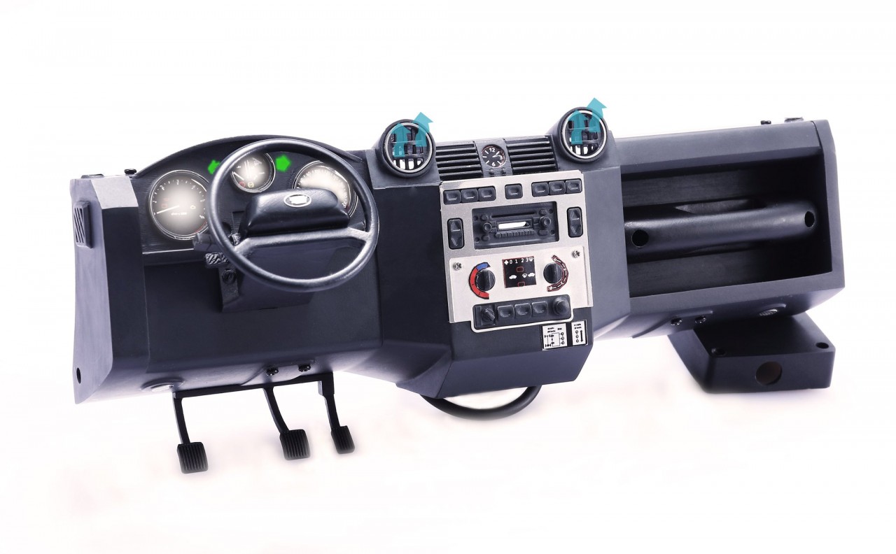 Interior Dashboard met LED - Traxxas TRX-4 afbeelding