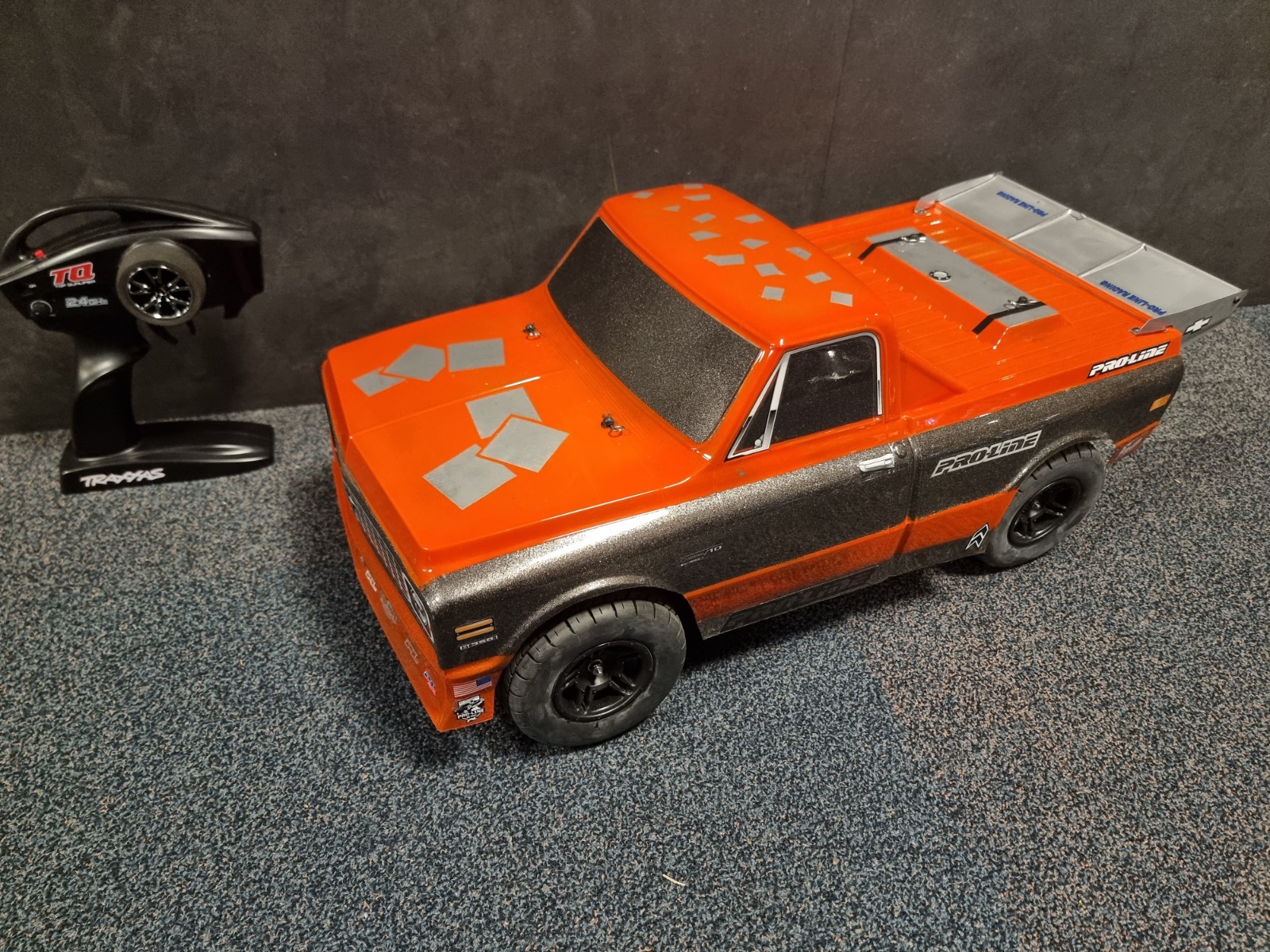 Tweedehands Traxxas Slash brushless Drag Racer - Rood afbeelding