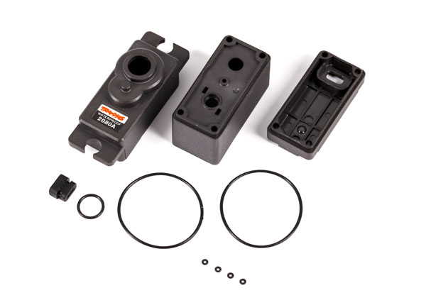 Traxxas - Servo case/ gaskets (for 2080R metal gear, micro, waterproof servo) (TRX-2081R)