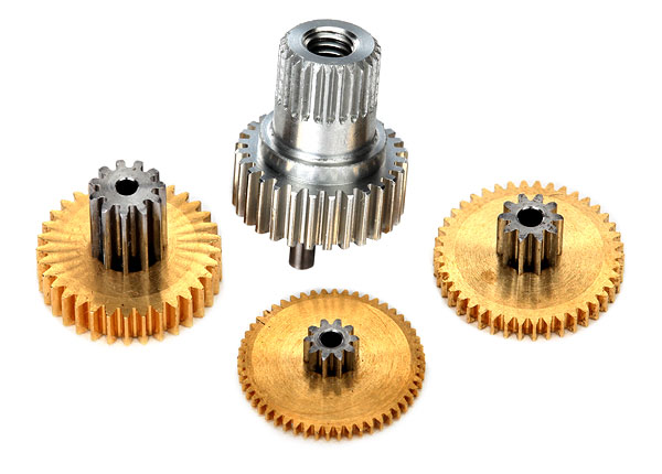 Gear set, metal (for 2080X micro waterproof servo) (TRX-2082X)