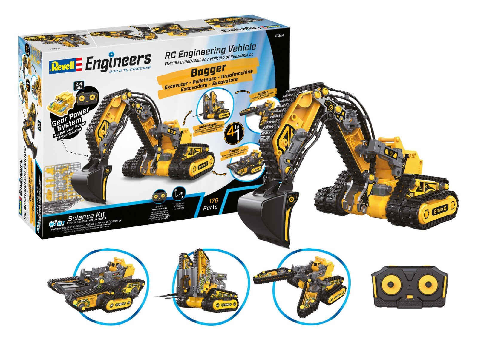 Revell Engineers Vehicle 4in1 - Bouwen, verkennen, ontdekken afbeelding