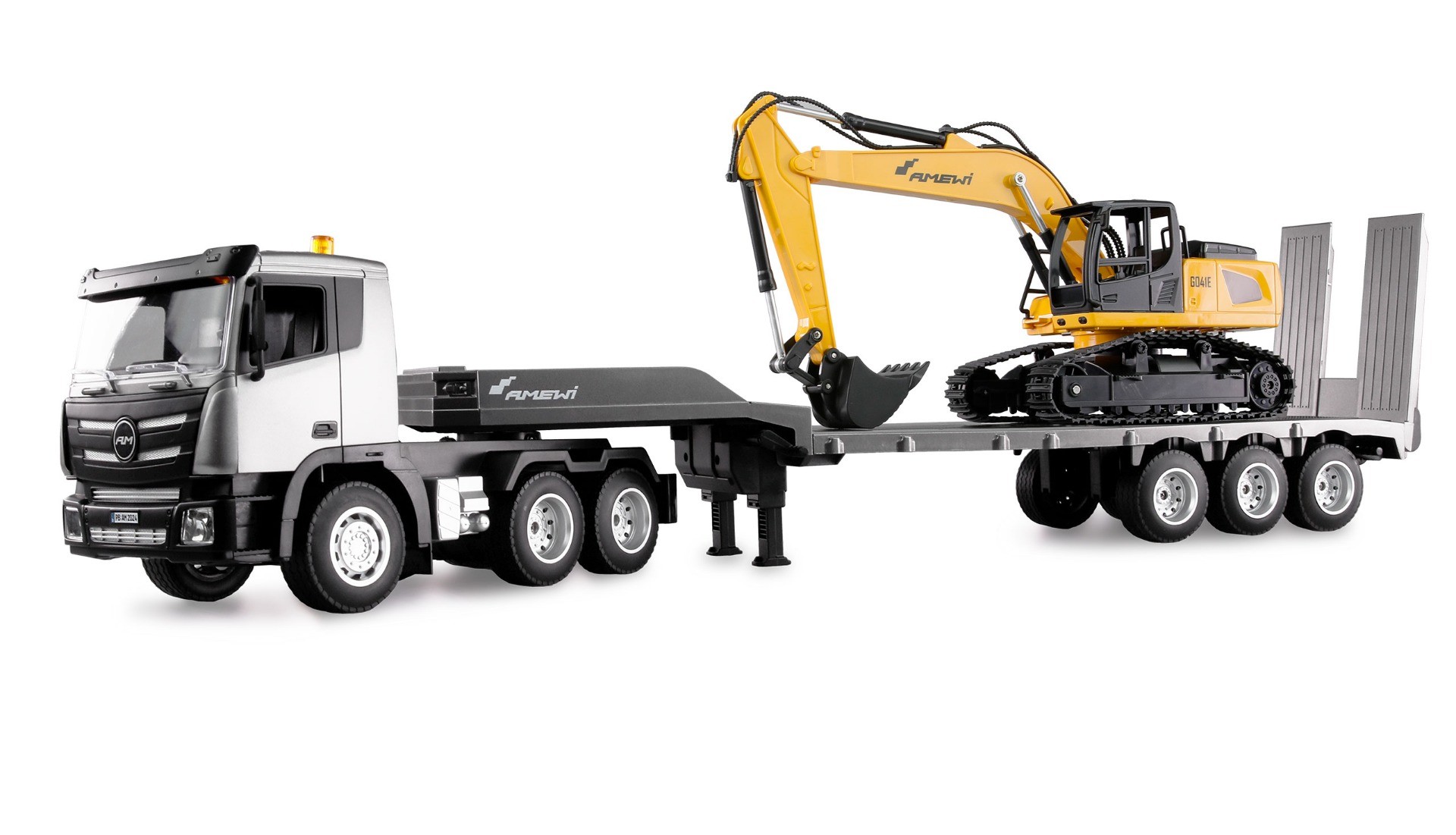 Amewi 2-in-1 dieplader/graafmachine set G836E/G041E 1:24 RTR afbeelding