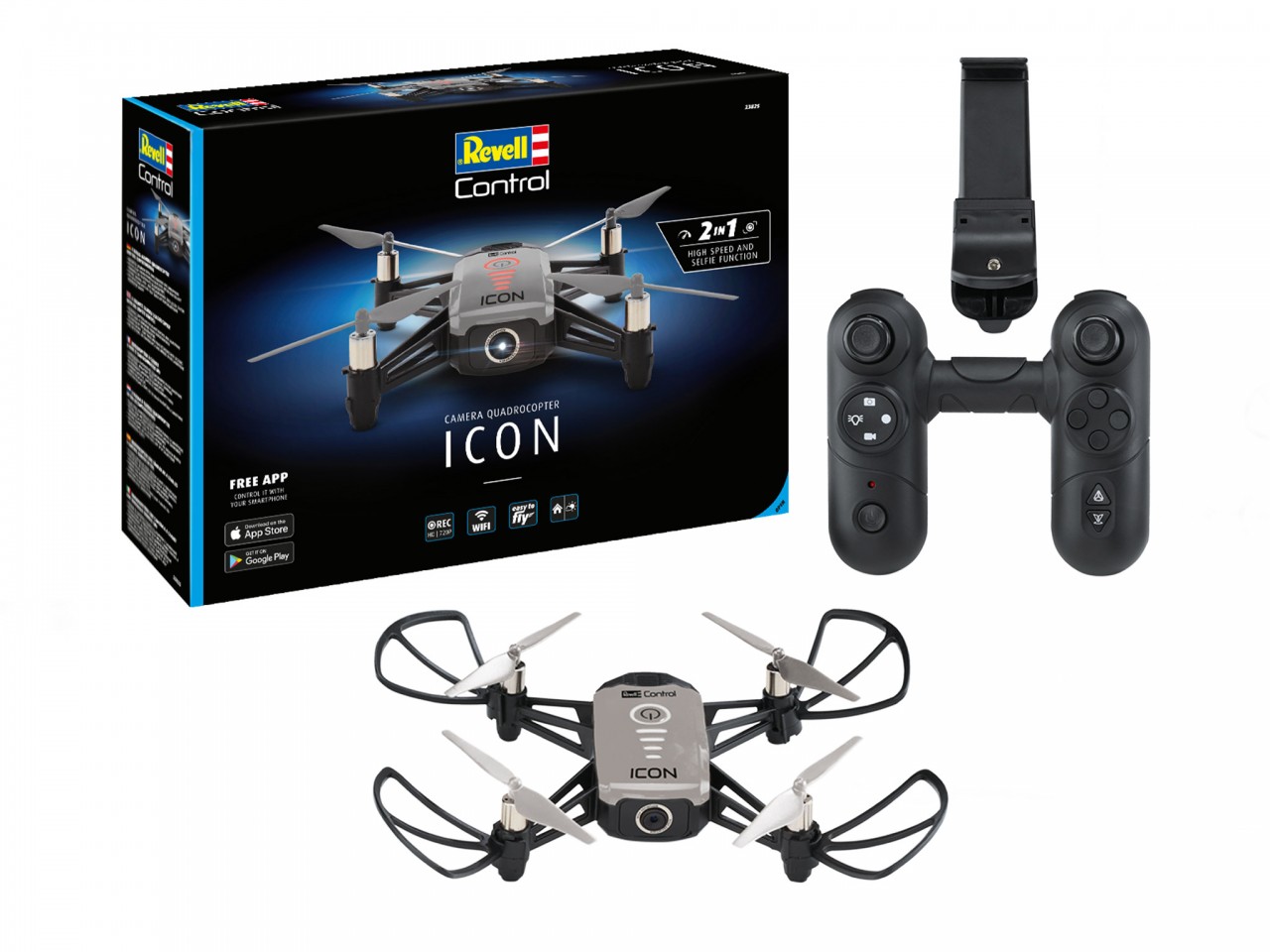 Revell ICON 720P HD Camera Quadrocopter RTF