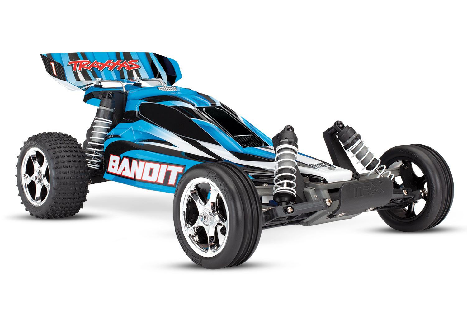 Traxxas Bandit XL-5 electro buggy RTR - Blauw (zonder accu & lader)