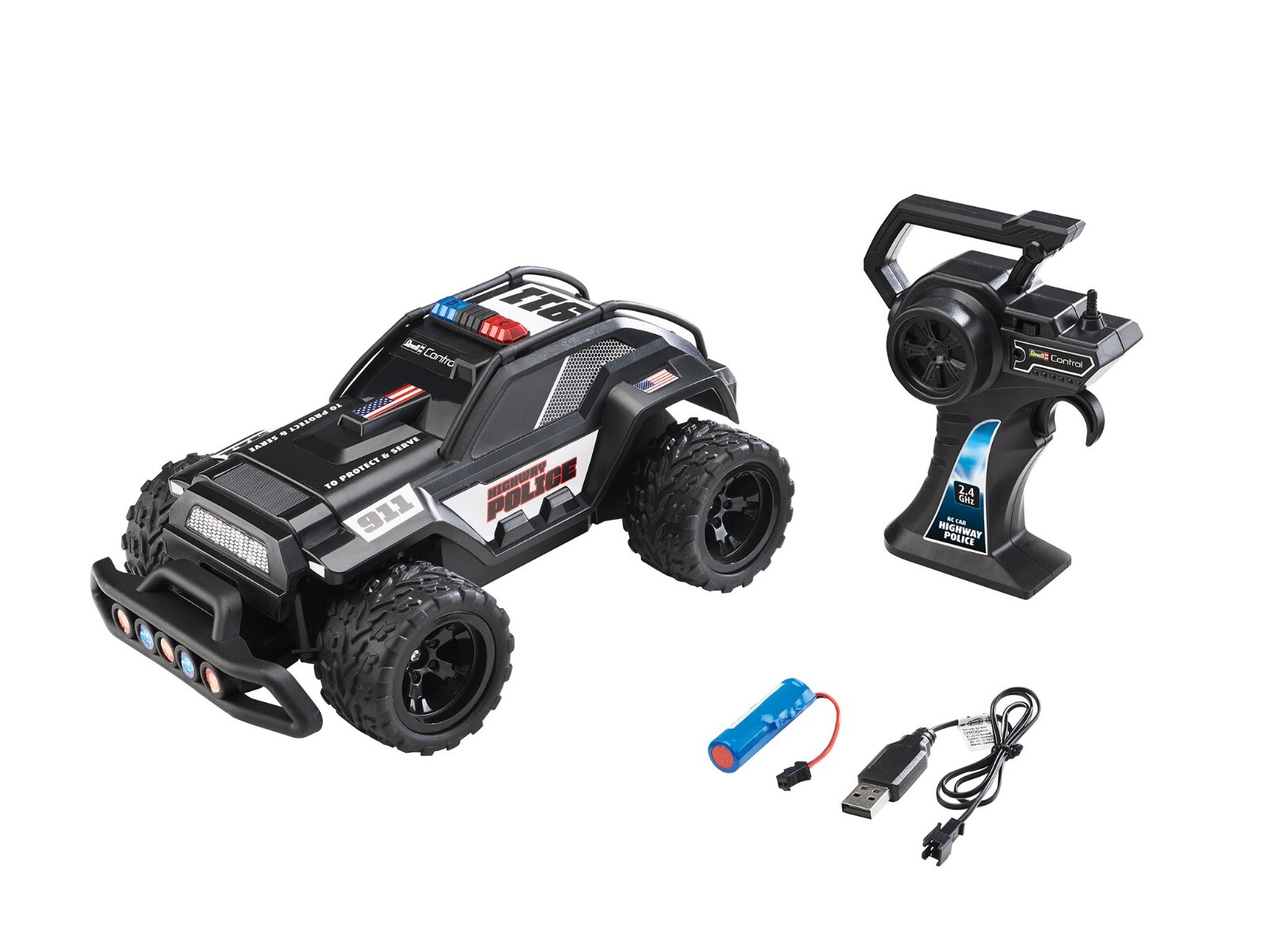 Revell Highway Police speelgoed auto afbeelding