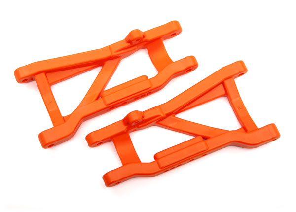 Suspension arms, orange, rear, heavy duty (2) (TRX-2555T)