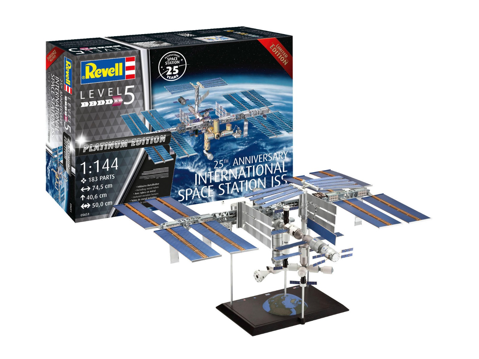 Revell 1/144 25th Anniversary "ISS" Platinum Edition afbeelding