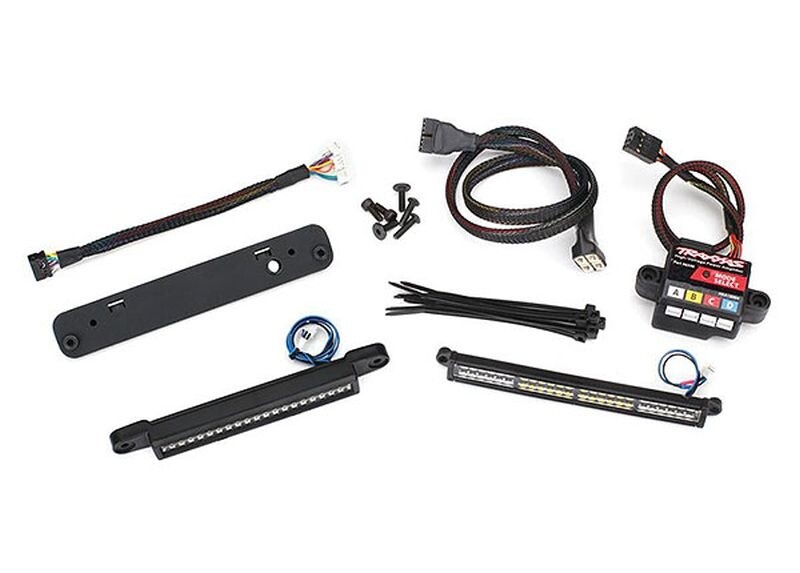 Traxxas LED light kit, complete (includes TRX6590 high-voltage power amplifier)