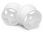 Super star wheel white (120x75mm/2pcs)