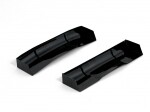 Touring car rear wing set (2 types/190mm/clear)