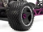 Dirt buster block tire s compound on black wheel