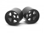 Ft02 wheel set (for foam/black/front/2pcs) afbeelding