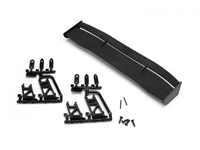 GT Wing set (Type E 10th scale Black)