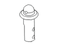 Front body mount 1 pcs afbeelding