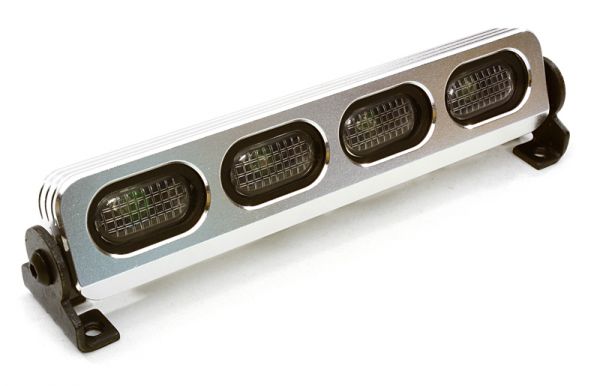 Multi Function Aluminium LED light bar (5 modes), Geel