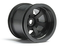 HPI Scorch 6-spoke wheel black 2.2in/55x50mm 2 stuks afbeelding