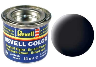 Revell Enamel NR.8 Zwart Mat - 14ml afbeelding