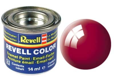 Revell Enamel NR.34 Ferrari-rood Glanzend - 14ml afbeelding