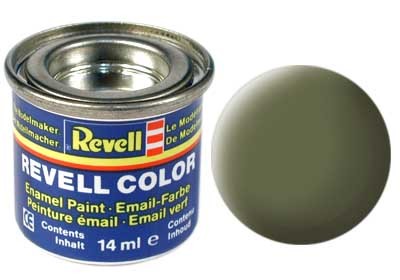 Revell Enamel NR.68 Donkergroen RAF Mat - 14ml afbeelding